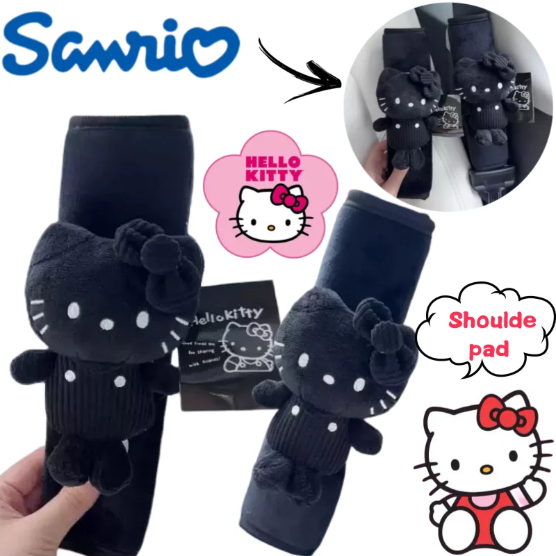 

Sanrio Hello Kitty чехол на плечо креативный высококачественный автомобильный чехол с рисунком «сделай сам», толстый нескользящий износостойкий аксессуар для ремня безопасности