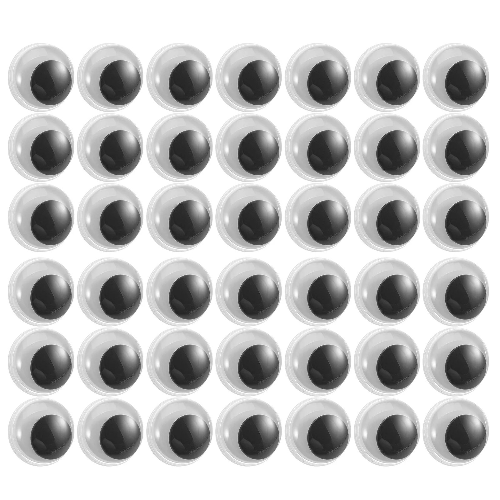 Yeux de sécurité en plastique mobiles réalistes de 18Mm, 50 pièces, pour bricolage, ours en peluche au Crochet, fournitures artisanales, yeux artisanaux