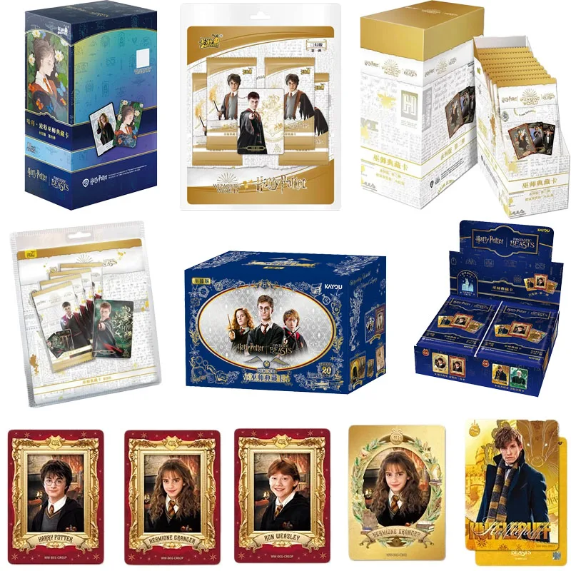 

Genuine KAYOU Harry Potter Cards Fantastic Beasts Wizard Departure version Hermione Granger Movie Character Collection Card Toys
