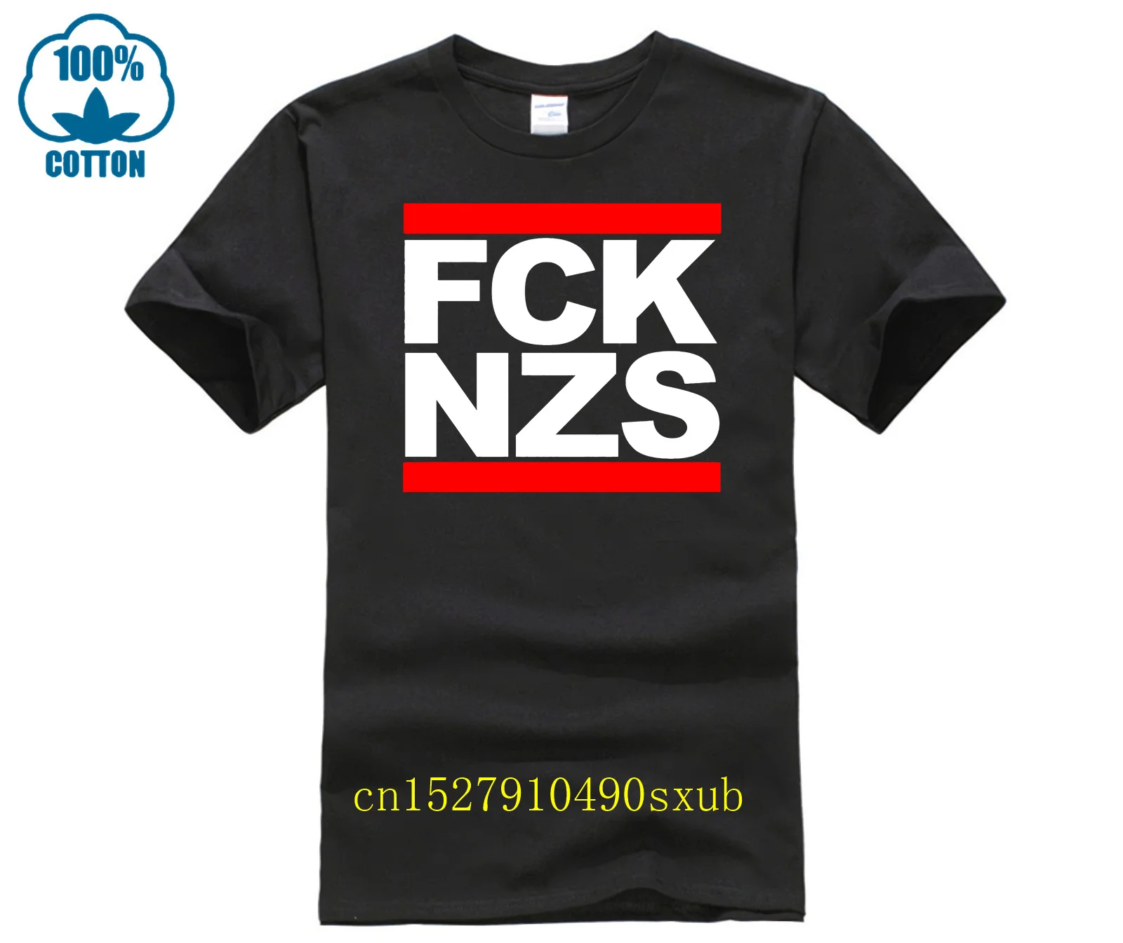 tshirt FCK NZS casual o neck loose summer T shirt for men