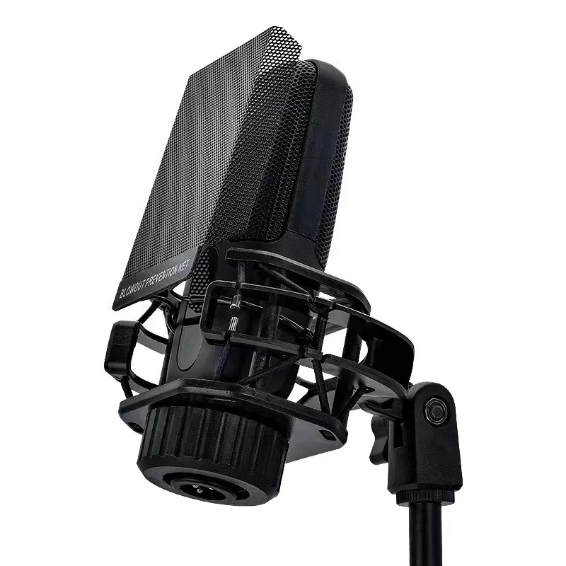 Leedoar ZX85 Professional Microphone For Vocal Studio Recording Karaoke Broadcast ASMR Gaming Microphone With Cantilever Bracket