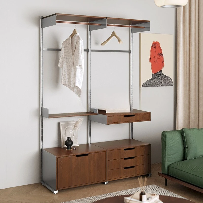 

Система хранения от пола до потолка Настенная книжная полка Настенный книжный шкаф Полка для доски с средневековыми отверстиями Открытая вешалка для одежды