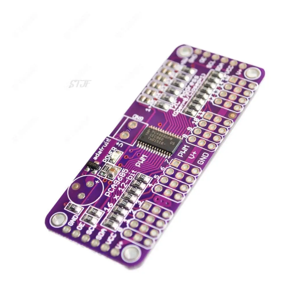 16 Channel 12-bit PWM/Servo Driver-I2C interface PCA9685 module for arduino or Raspberry pi shield module servo shield