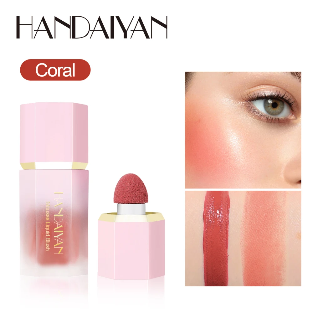 HANDAIYAN-Fard à joues liquide, 6 couleurs, nouveau, mignon, naturel, longue durée, réparation, imperméable, maquillage, 03/beauté, cosmétiques