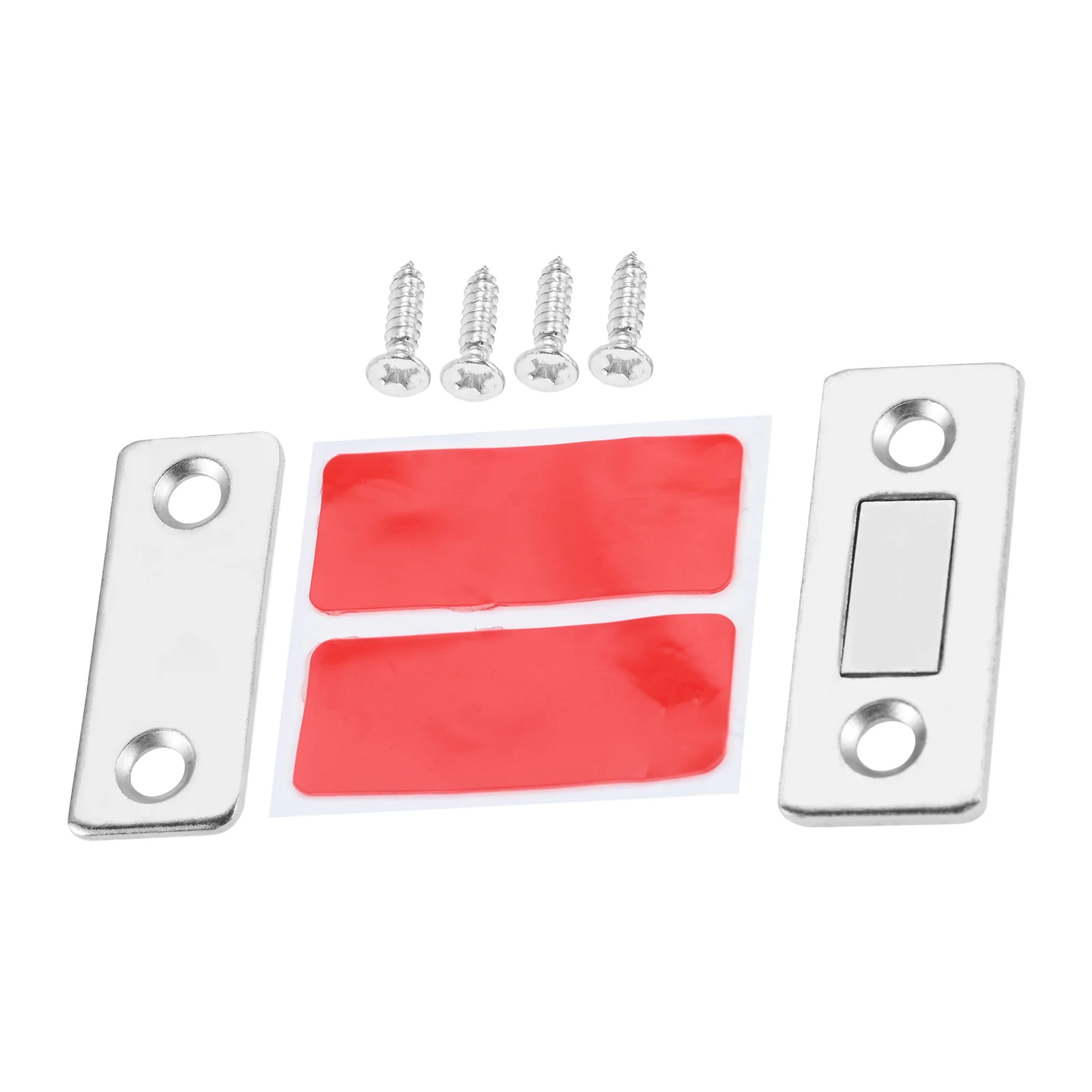 8Pcs Ultra Thin Magnetic Door Catches Stainless Steel Magnetic Drawer Latch for Cupboard Wardrobe Sliding Door Closet Closure