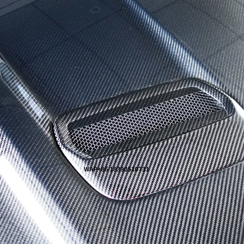 

OEM Style Forged Carbon Fiber Front Engine Bonnet Hood Vent New Condition for Mustang 2015-2017 2018-2023 Auto Parts