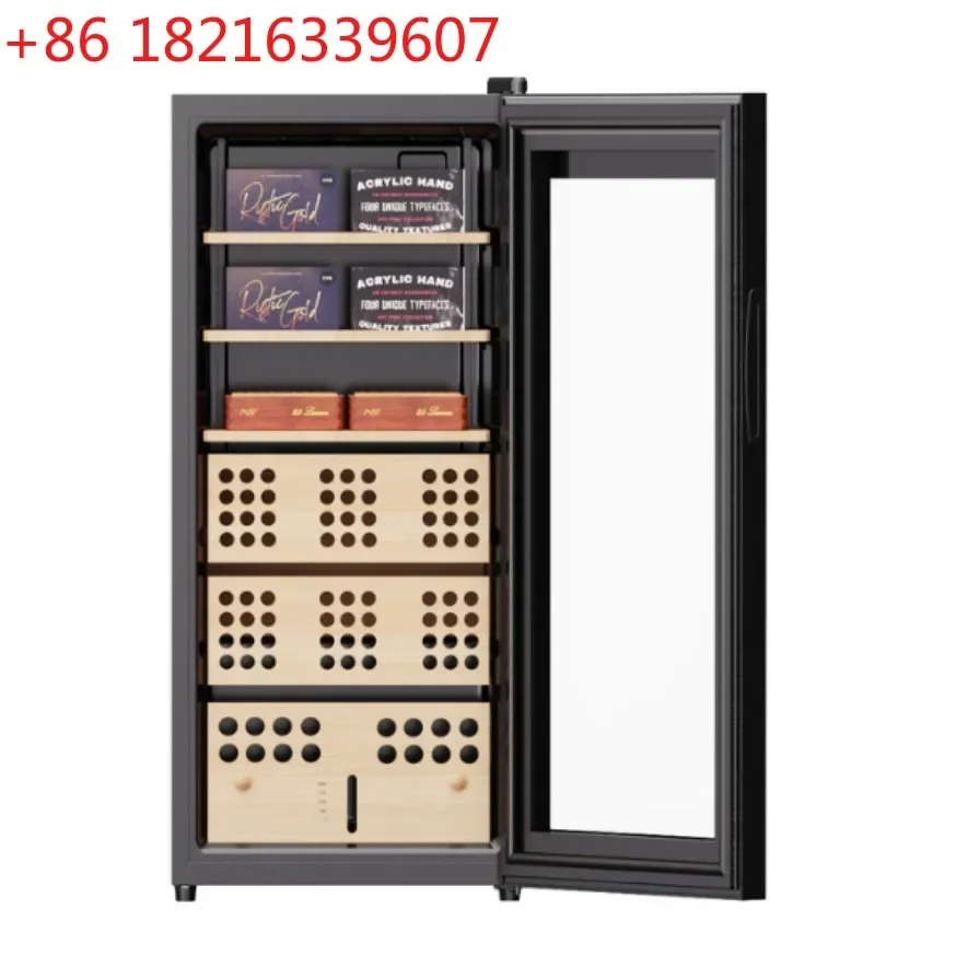 TAO Constant temperature and humidity cigar cabinet Precise control of wet air cooling compressor Household small mini  cabinet
