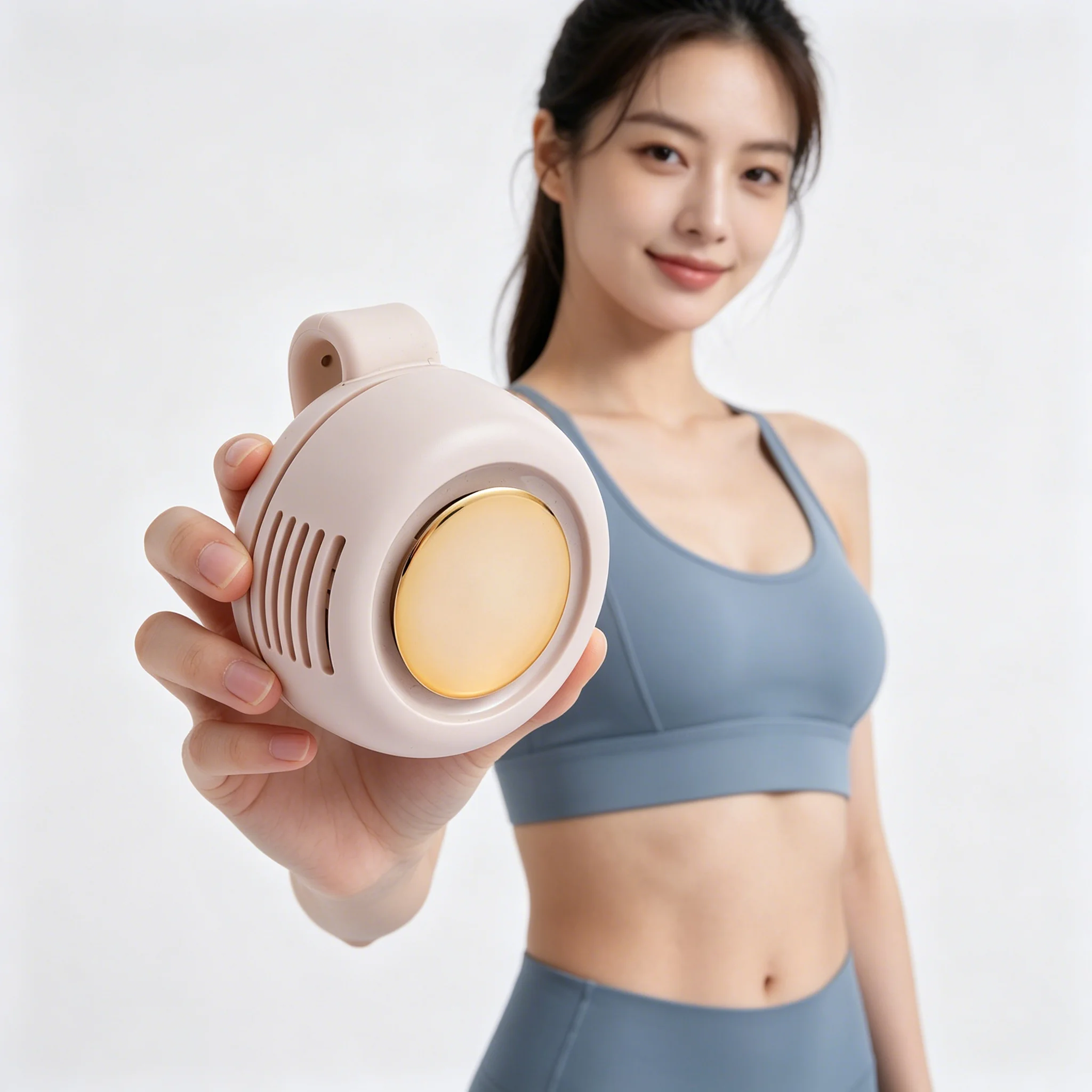 Mini Rechargeable Waist/Clip/Handheld Fan Portable Air Conditioning Fan for Outdoor Work, Hiking & Home