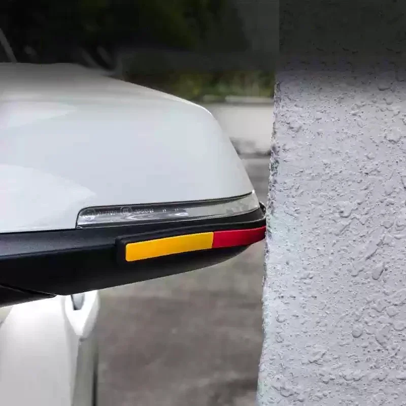 

2pcs French Italy Germany Flag Car Rear View Mirror Bumper Door EdgePVC Scratch Sticker Anti-collision Strip Auto Accessories