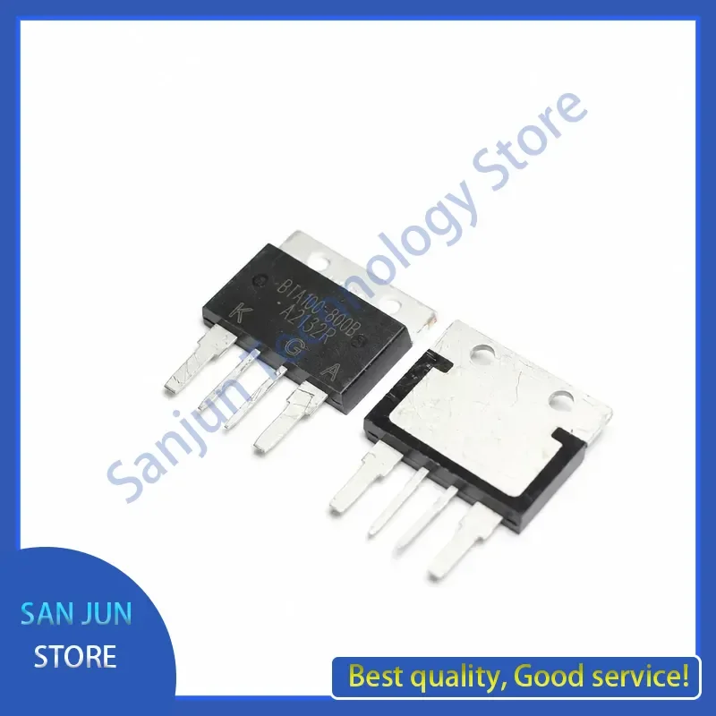 10pcs New Original BTA100 BTA100-800B BTA100-1200B BTA100-1600B TO-4PL Bidirectional AC Thyristor 100A