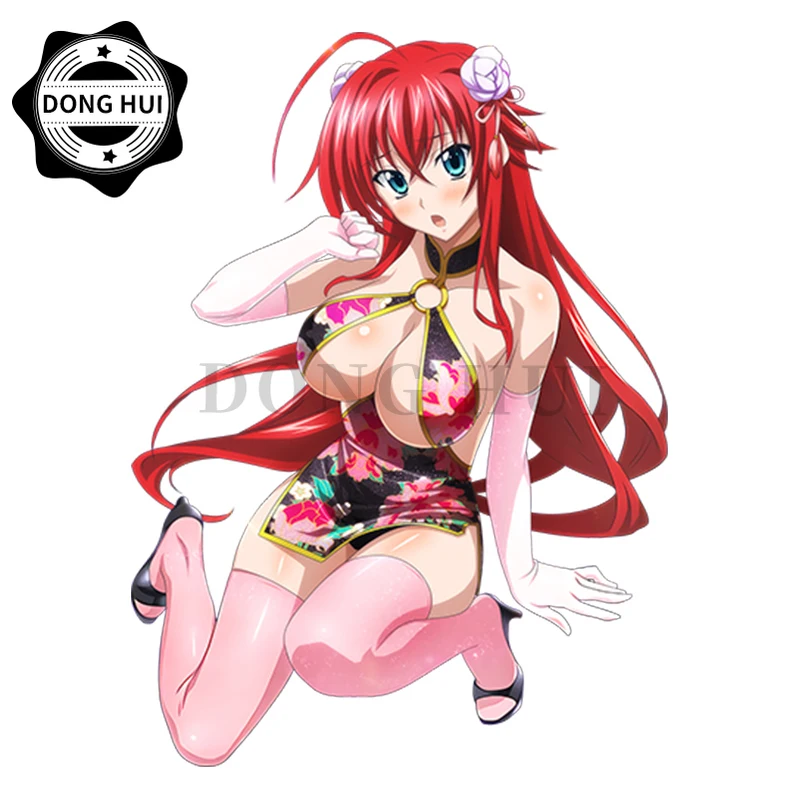 Rias Gremory Car Stickers High School Dxd Anime Weifu Beauty Wall Stickers Vinyl Buggy Motorcycle Refrigerator Laptop Decals