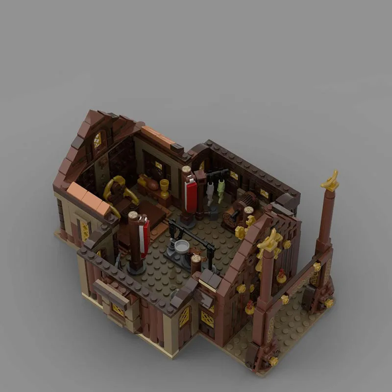 Juego de Batalla de Estrellas de 960 Piezas de Wooden House MOC, Bloques de Construcción Modulares Personalizables, Tecnología Simple, Juguete DIY para Niños, Regalo de Cumpleaños