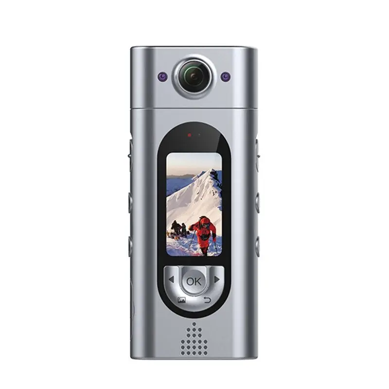 

~【On Sale】WIFI Camera Wireless Playback Waterproof Portable Foroutdoor Multi-Scene Use Silver