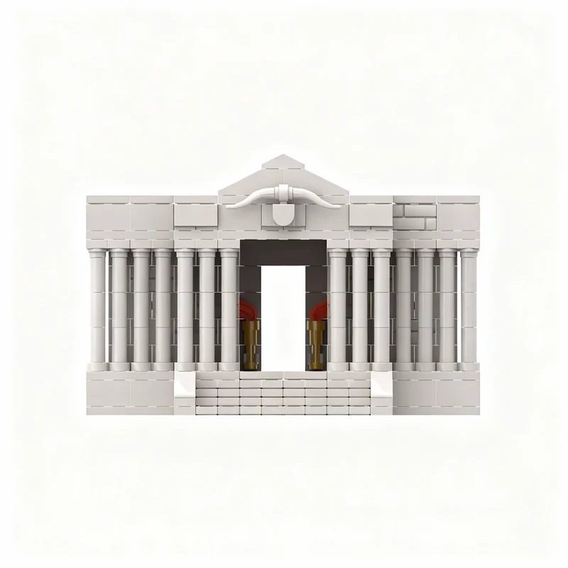 746pcs MOC Taurus Temple Saint Seiya Architecture Model Building Blocks Creative DIY Gift Display Decor Assemble Premium Adult