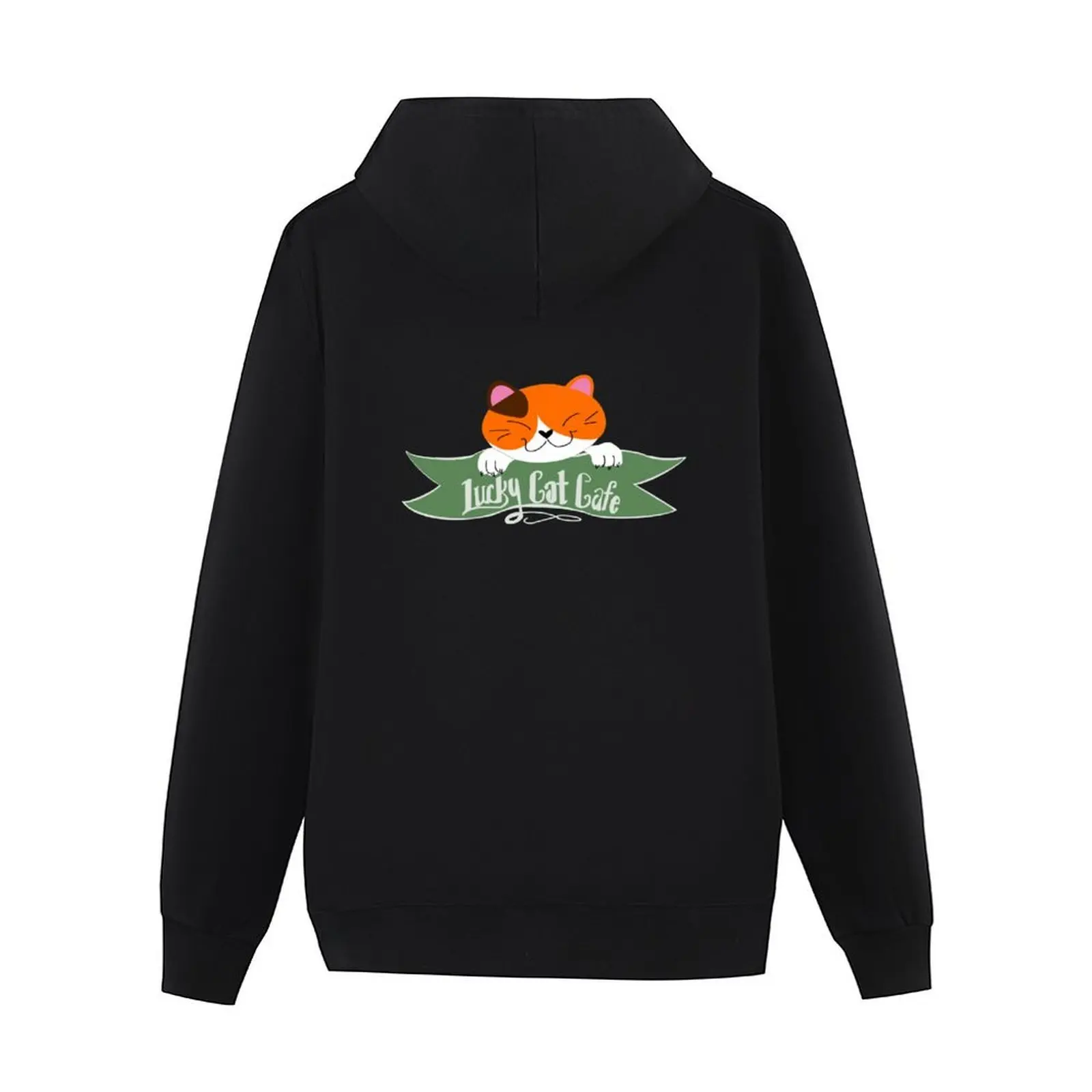 لاكي كات كافيه هوديي ملابس رجالية أنيمي ملابس الخريف الخريف منتجات جديدة هوديي للرجال #3