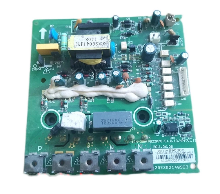 

Новая инверторная плата Midea 201319990306 CE-IPM-35A1200V(PS22A780E) CE-IPM-35A(PS22A78-E) 202302140923