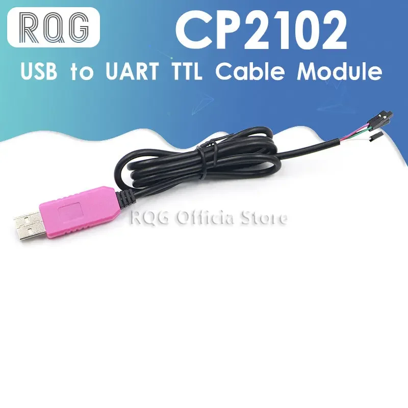 Original 1M CP2102 USB a UART Cable TTL módulo 4 Pin 4 P adaptador de serie Cable de descarga de módulo para Win10 para Arduino Raspberry Pi