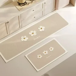 Pvc Kitchen Mat Waterproof Leather Carpet Oil-proof Non-slip Rug Long Home Decoration Floor Mats 주방 발매트 Pvc주방매트 주방발매트