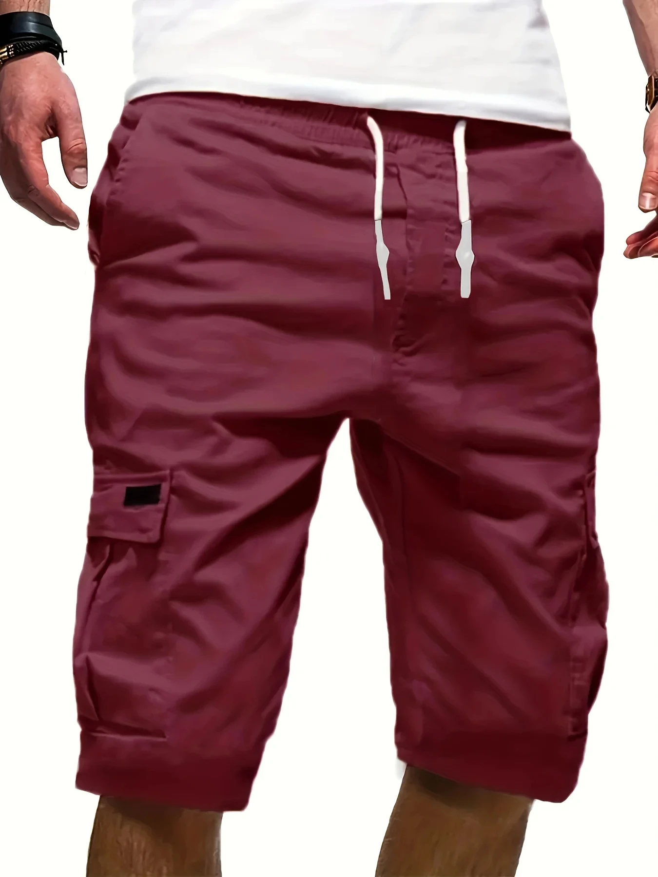 US Plus Size Cargo Shorts Men\'s Fashion Summer Ins Casual Big Size Pants Students Trend Port Wind Gym Pants Outwear Men