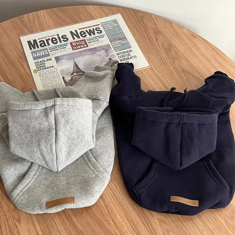 Warm Dog Hoodies Soft Fleece Pet Clothes for Small Medium Dogs Comfortable Puppy Clothes Yorkshire Chihuahua Costumes Pet Supply