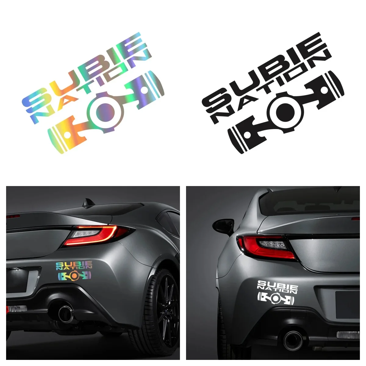 

Creative SUBIE Nation Car Sticker Laptop Bumper Wall Truck Moto Van Helmet Racing Camper Vinyl Decal PVC Wholesale
