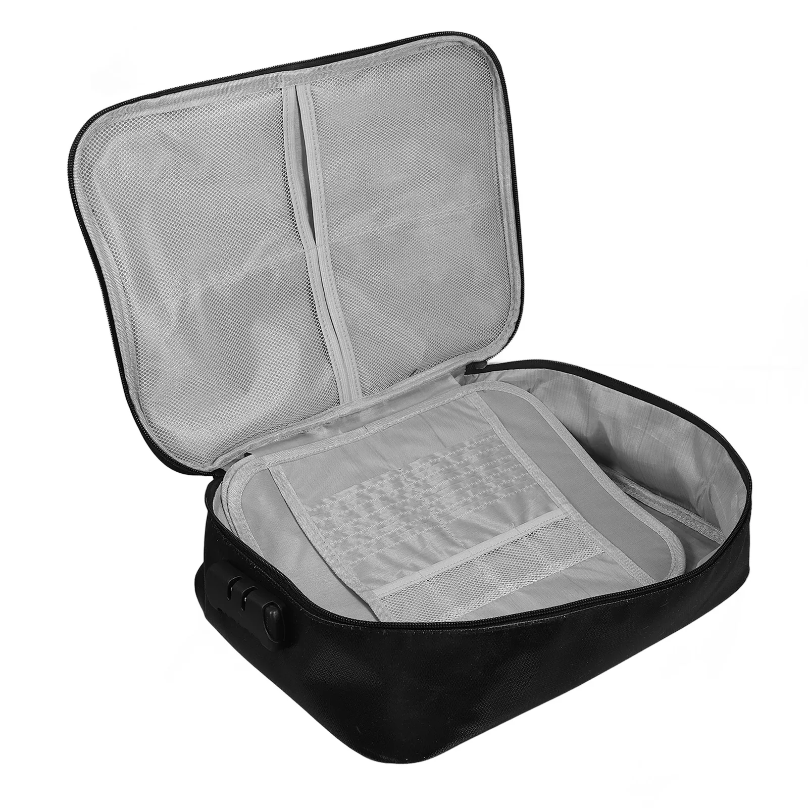 

Fireproof Document Storage Bag Multi Layer Password Lock Organizer File Holder Travel Document Pouch Secure Important Storage