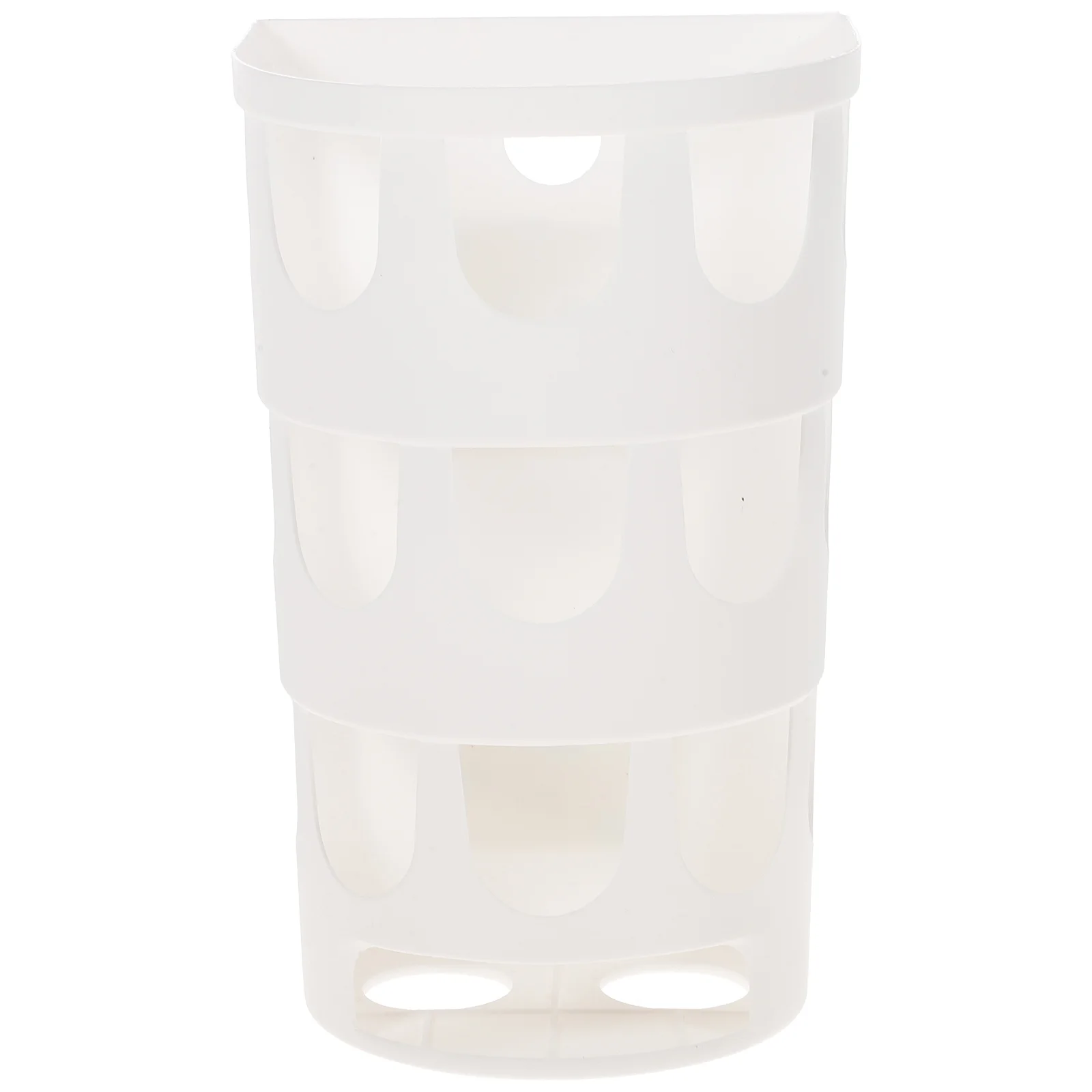 

Vinyl Storage Rack 15 Holes Trash Bag Holder Safe Easy Install Plastic Bag Dispenser Home Kitchen Accessories