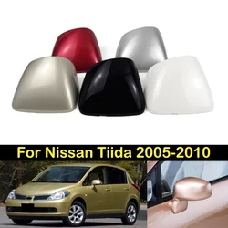 DECHO Outside Rearview Mirror Base For Nissan Tiida 2005 06 07 08 09 2010 Support Cover Rear View Mirror Holder Shell Housing