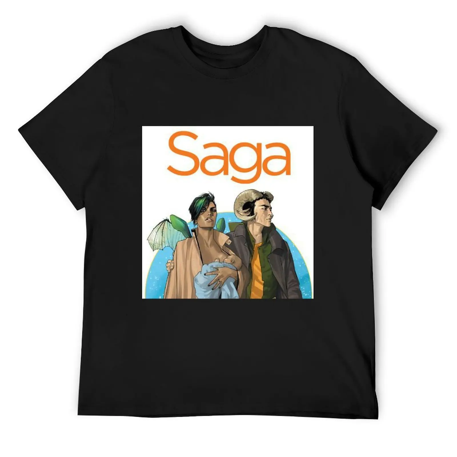 

Saga - Comic T-Shirt blacks oversized t shirt baggy shirts mens t shirt