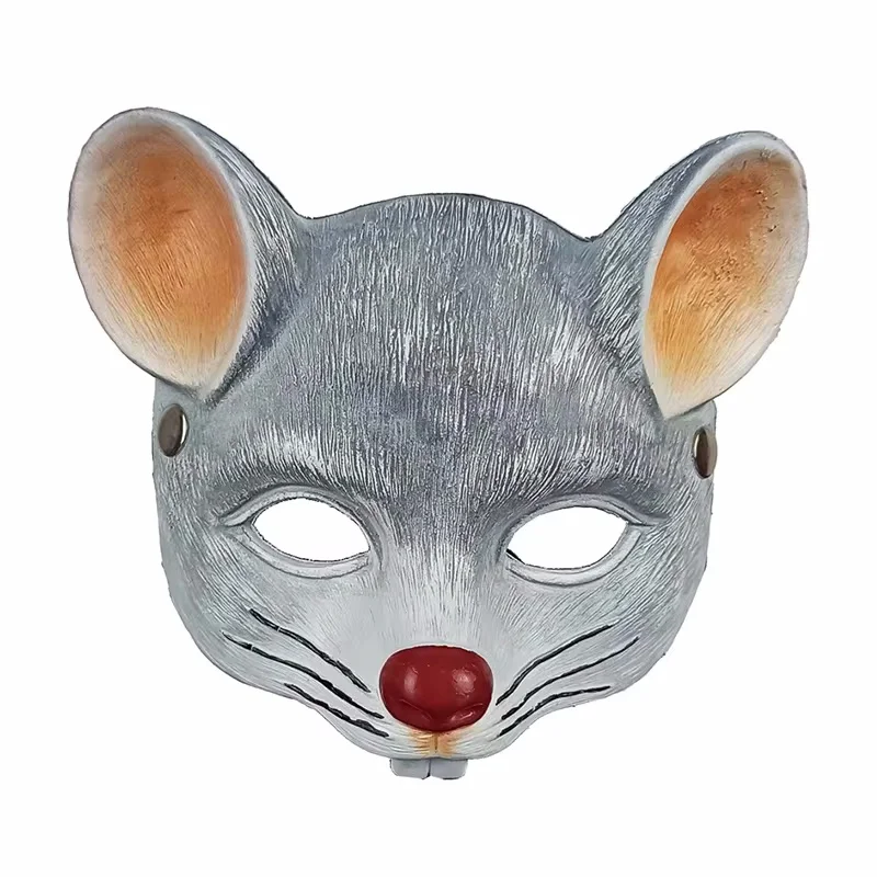 

3D крыса из пенопласта, половина лица, крыса, реквизит для косплея, костюмы, аксессуары, мышь, животное, косплей маски для Хэллоуина, маска для косплея, реквизит