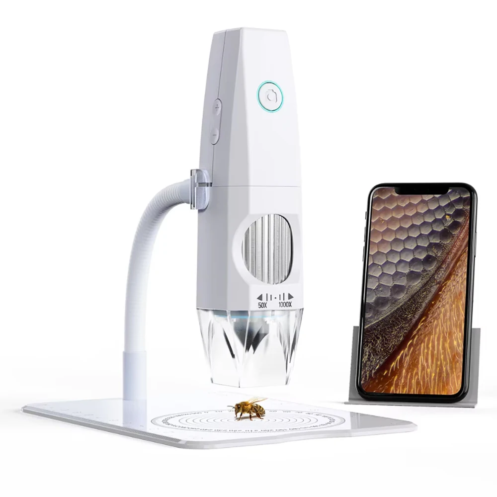 2MP 1080P WiFi Electric Microscope USB Mobilephone Computers Connecting Microscope Photo Video Taking Electric Microscope