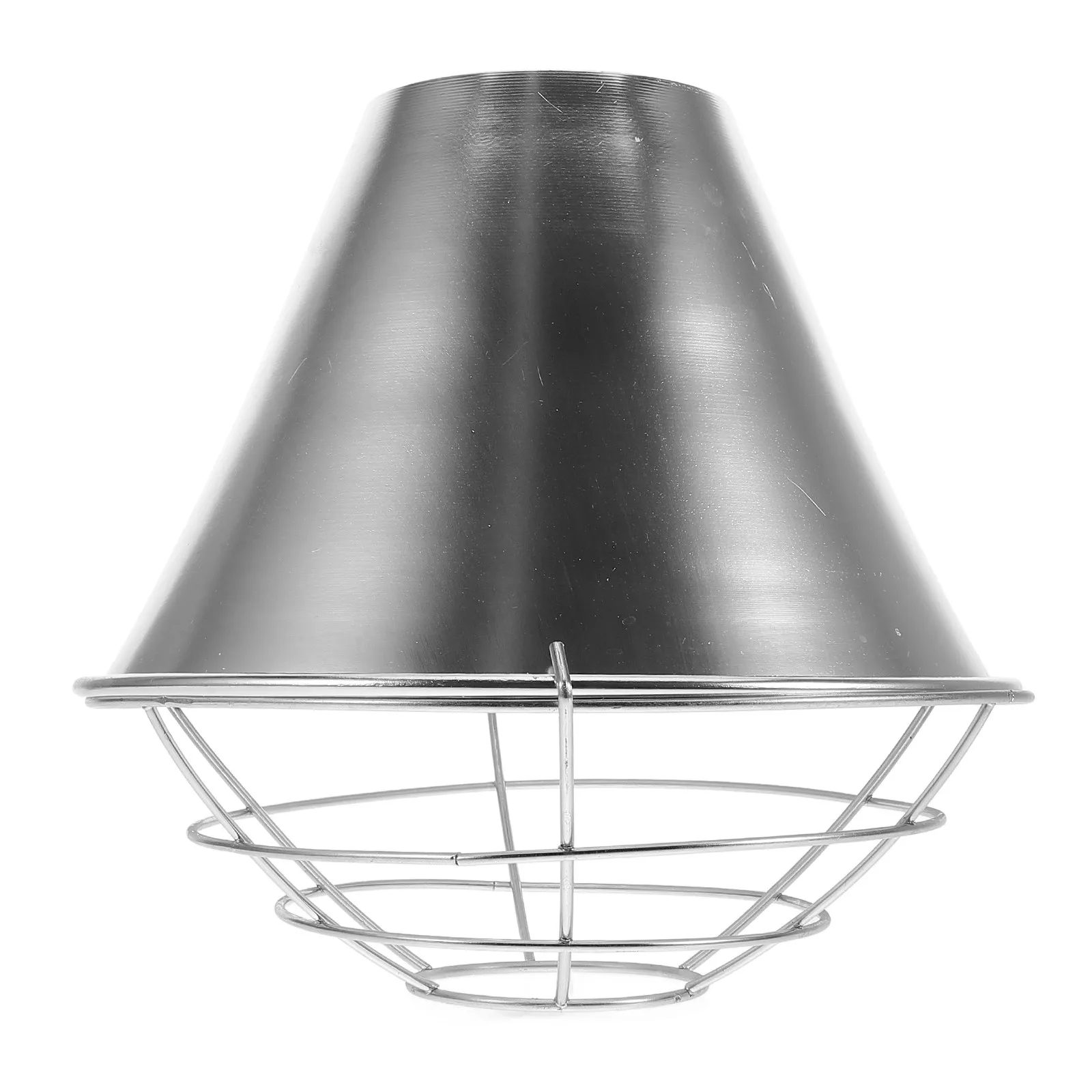 1Set Aluminum Alloy Pendant Lamp Shade Industrial Lampshade Bright Light Reflection Ventilated Protective Cover Factory Corridor