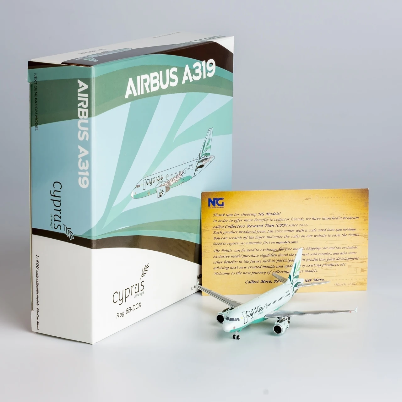 49030 Alloy Collectible Plane Gift NG Model 1:400 Cyprus Airways Airbus A319-100 Diecast Aircraft Jet Model 5B-DCX