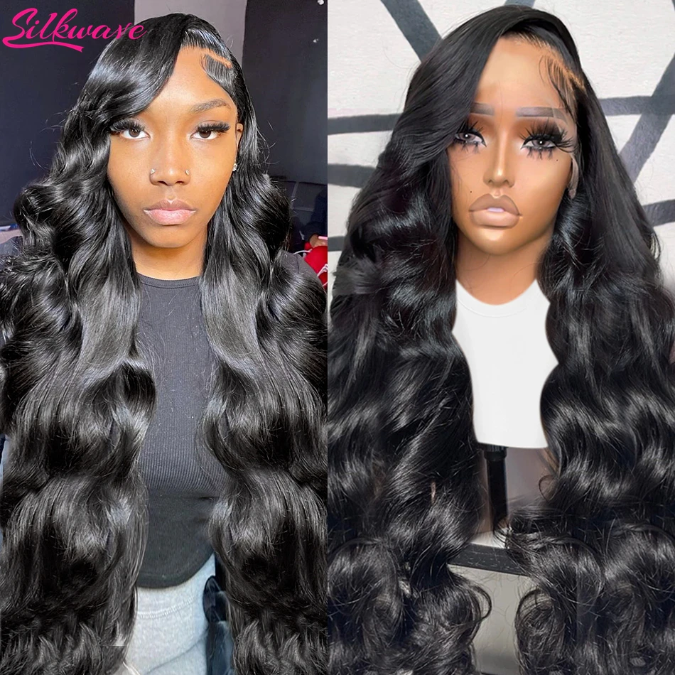 250 Density Body Wave Human Hair Wigs 13x6 Hd Lace Frontal Wig Loose Wave 13x4 Lace Front  Wig For Women 30 38 40 Inch Brazilian