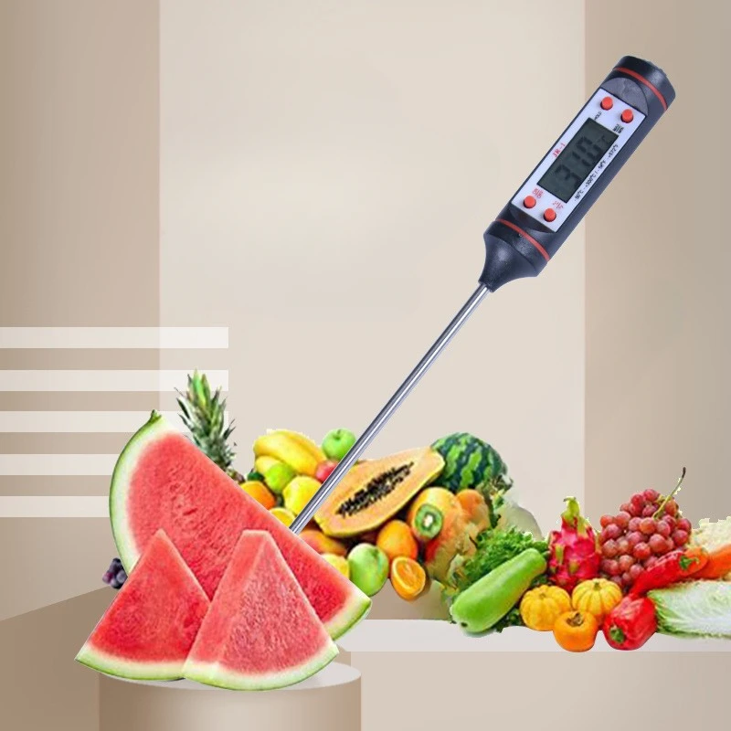 Kitchen Electronic Barbecue Probe Oil Temperature Meter Water Temperature Meter Probe Barbecue Pen Test Food Thermometer