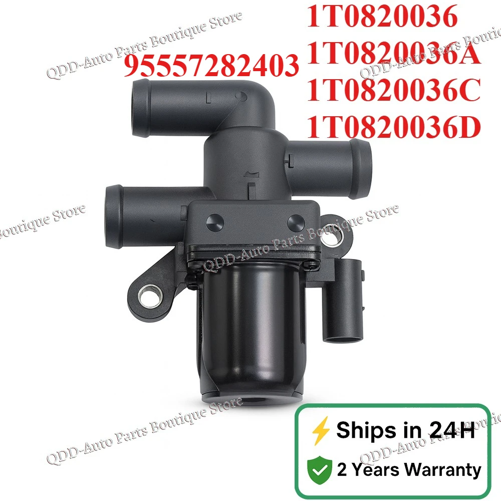 

HVAC 1T0820036 1T0820036A 1T0820036C 95557282403 For Audi A3 A6 C8 A8 D5 Q5 Q7 VW SEAT MAN Coolant Heater Control Solenoid Valve