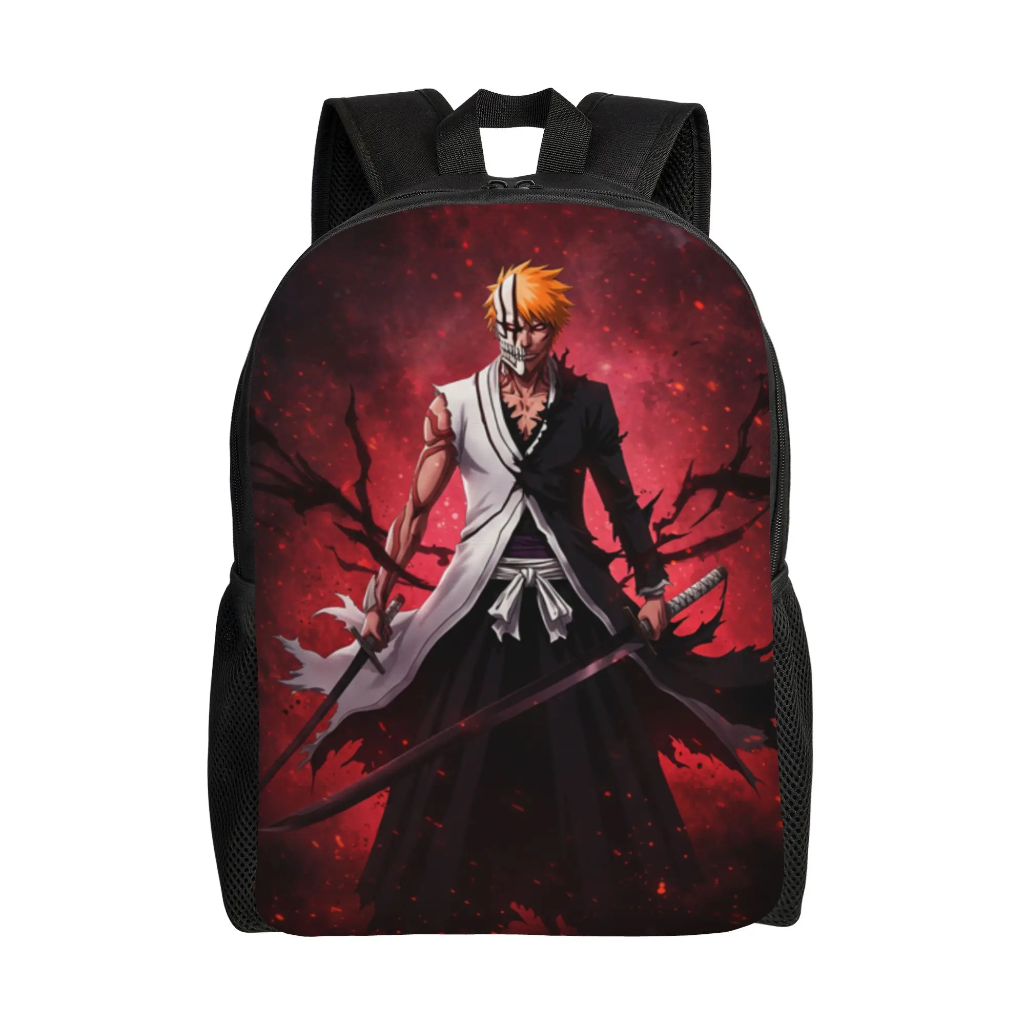 

Back to school season Ichigo Kurosaki (3) Schoolbag Bleach Male Lady Classic Backpack