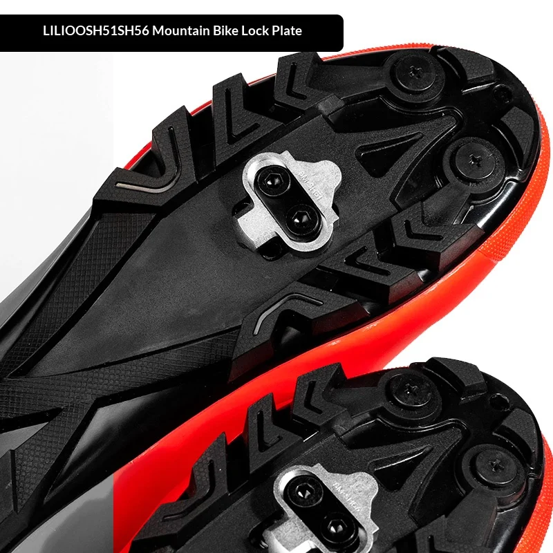 Mountain Bike Cleat For SH51 SH56 Stainless Steel Clipless Cleats Lightweight Wear Resistant Lock Plates For MTB Cycling Shoes