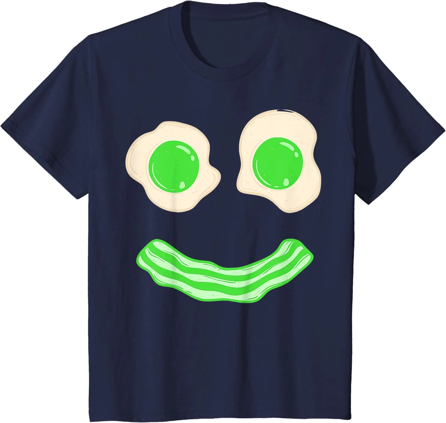 Green Eggs Smile Face Breakfast Youth Unisex T-shirt