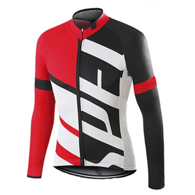 2024 Cycling Jersey Long Sleeve Sweatshirt Cycling Suit Autumn Quick-Dry Racing Uniform Team Men Bicycle Sportswear Clothing