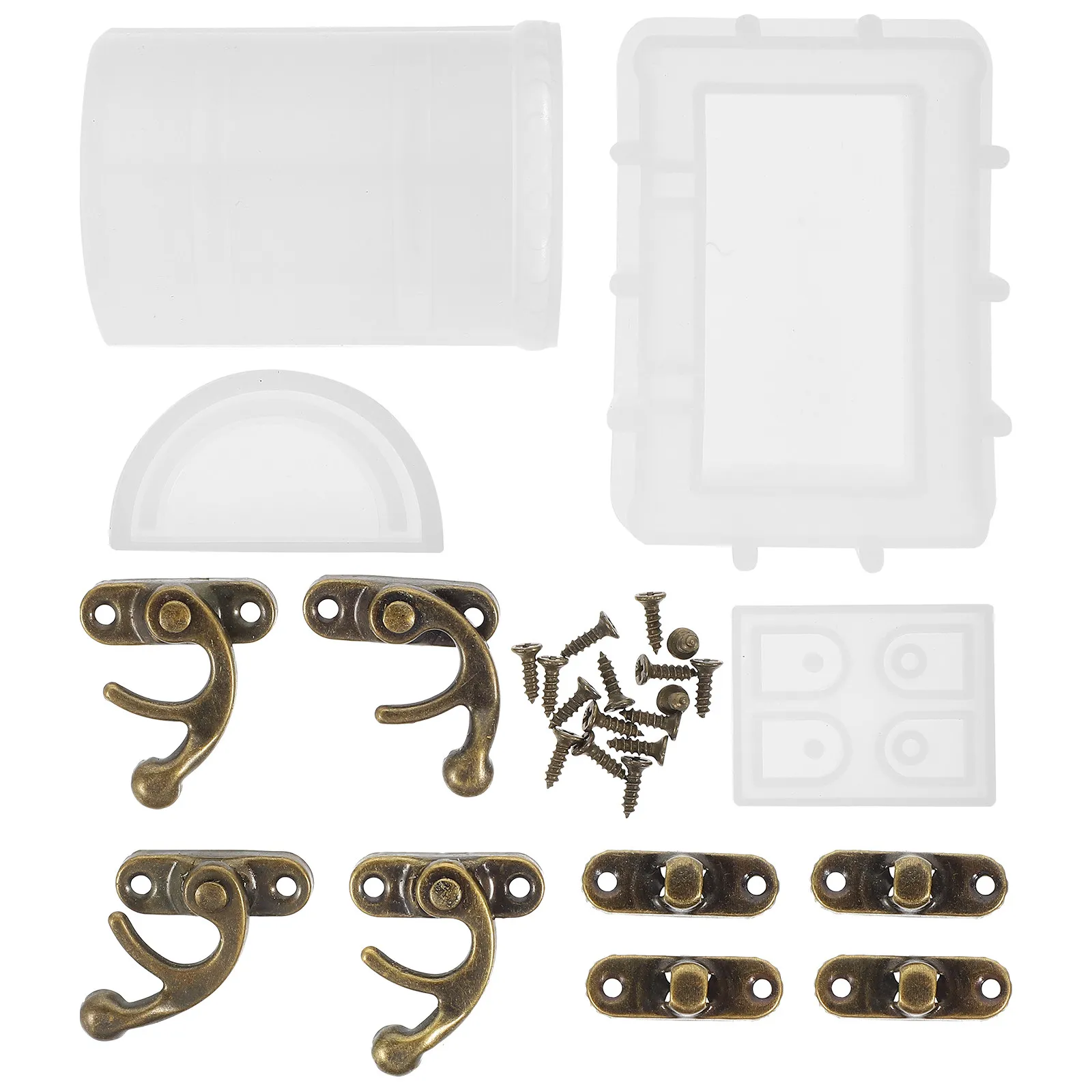 

1Set Treasure Chest Silicone Mold Premium Quality DIY Resin Crafts Mold Epoxy Casting Tool for Creative Jewelry Accessories