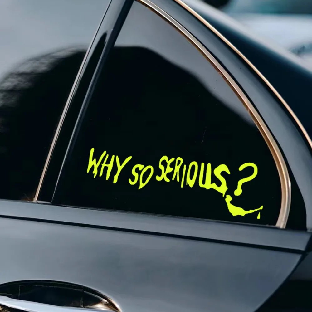 

Водонепроницаемые наклейки на топливный бак для скутера, аксессуары для мотоциклов, прочные виниловые наклейки на кузов мотоцикла, стикеры «Why So Serious» для мотоциклов