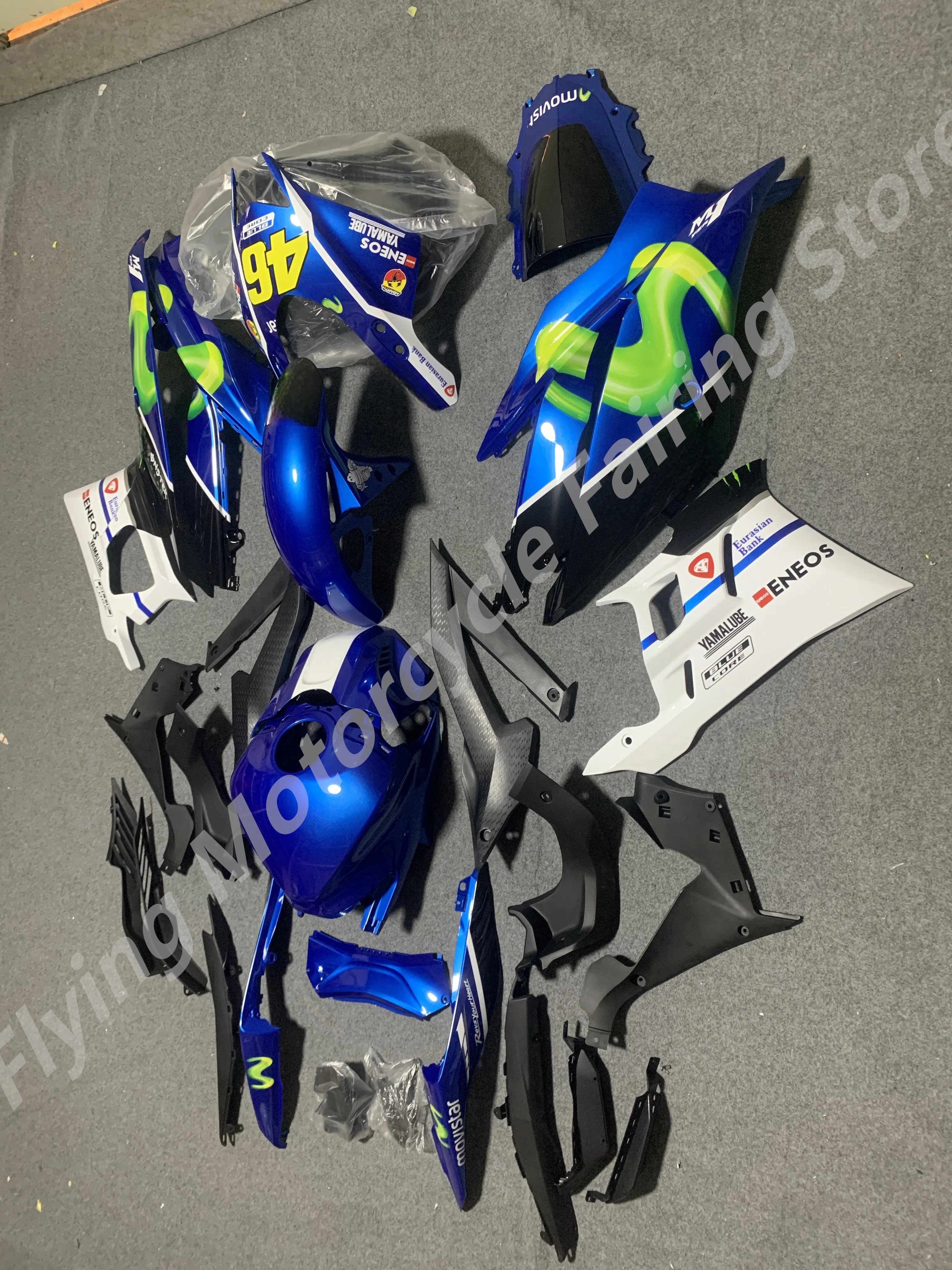 ABS Fairings for Yamaha YZF R25 R3 19-23 High Quality Injection Motorcycle Fairing Kit 2019 2020 2021 2022 2023 blue green black