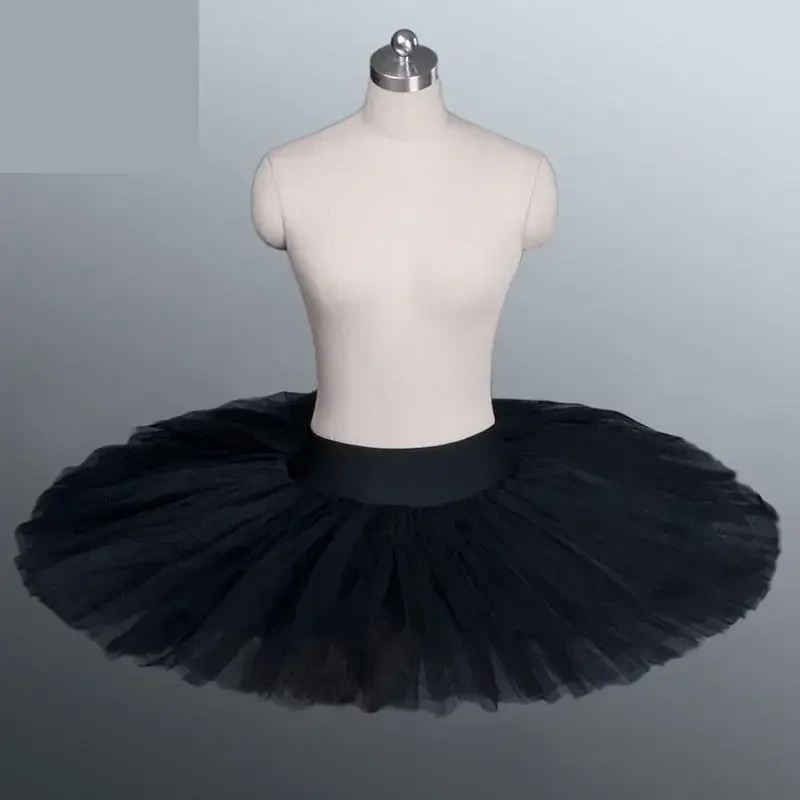 2024 Professional Platter Tutu Black White Red Ballet Dance Costume for Women Tutu Ballet Adult Ballet Dance Skirt L678