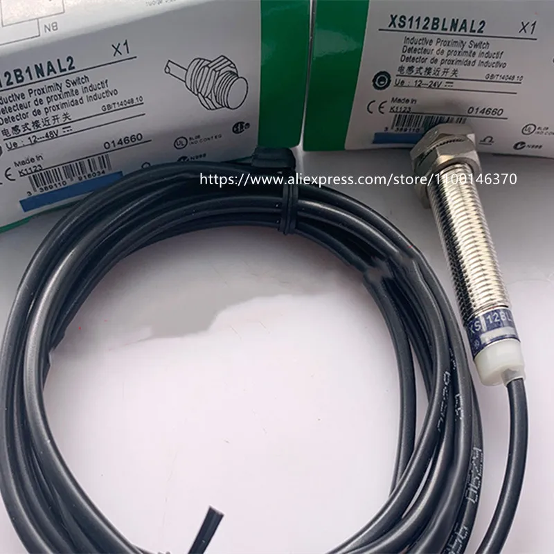 3Pcs New High Quality Schneider proximity switch XS112BLNAL2 XS112BLNBL2