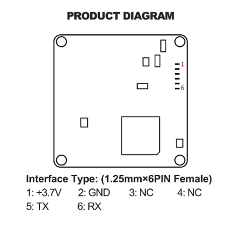 HLK-LD8001H 80G Liquid Level Detection Sensor LD8001H Radar Module Non-Contact Low Power Consumption Long Distance