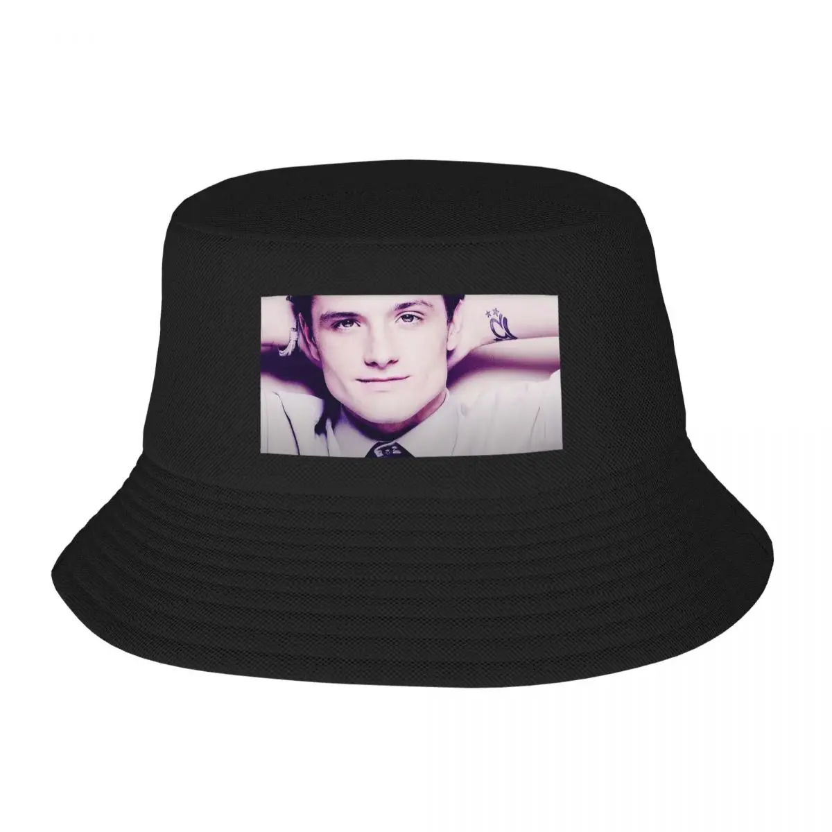 Josh Hutcherson Whistle Tiktok Meme Bucket Hats Panama For Man Woman Bob Hats Cool Fisherman Hats Summer Fishing Unisex Caps