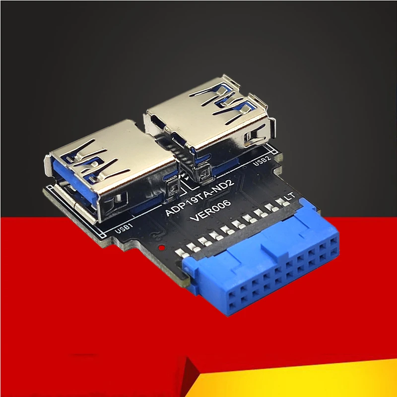 19Pin To Dual Usb A…