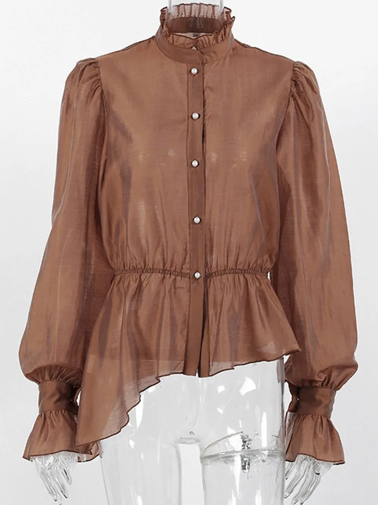 

Women Blouses 2026 Spring Autumn Long Sleeve Blouse Woman Blouse Shirt Office Elegant Work Shirt Top Blusas Mujer De Moda