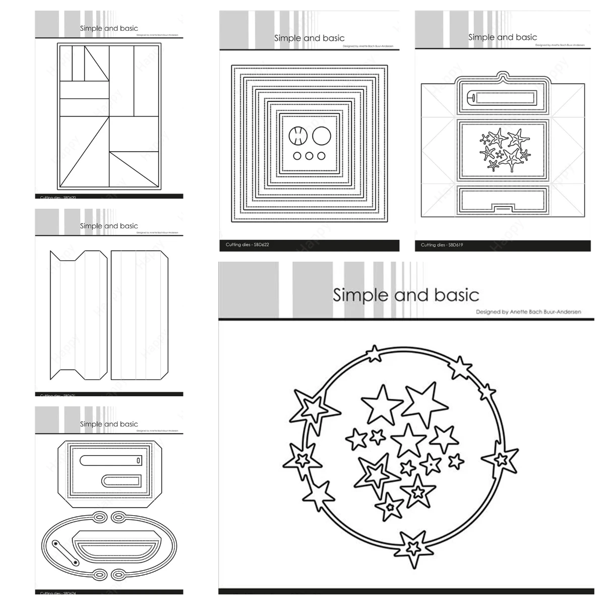 

Metal Cutting Dies Decoration Scrapbook DIY Paper Card Album Mould Embossing Craft 2026 New Arrival Ring with Stars Die